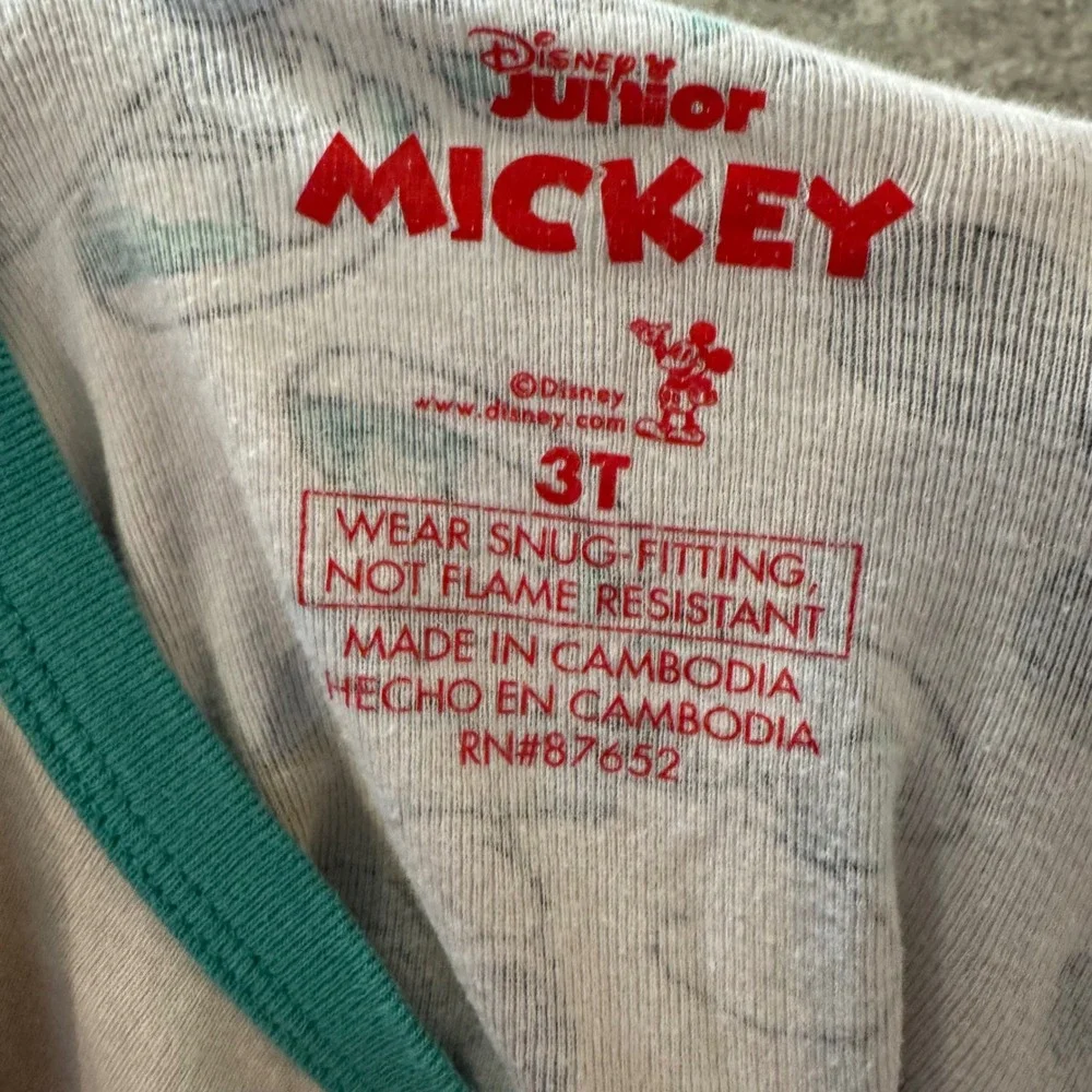 Boys Pajama 11pc Lot 3T‎ Mickey Spidey Shark Carters Disney Summer Lightweight